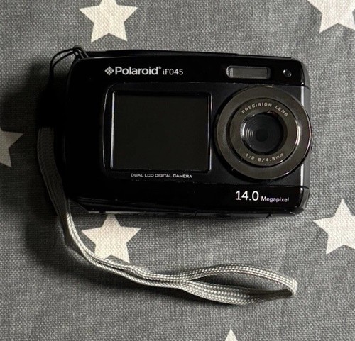 Polaroid iF045 Dual LCD Digital Camera With Storage Card and Case - Picture 3 of 17