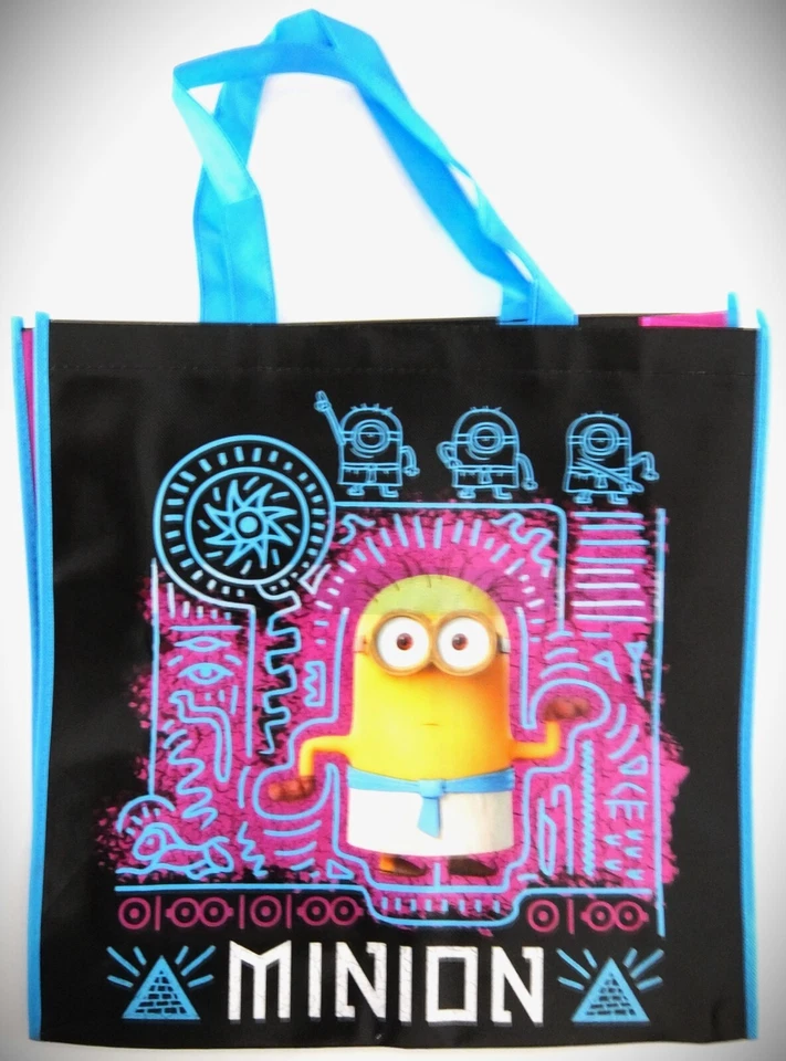 Sac shopping / cabas /sac de plage LES MINIONS bleu pour fille ou garçon