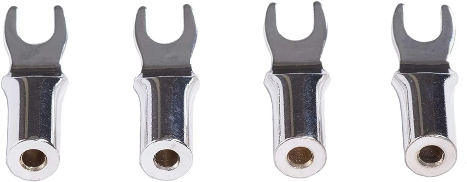 4 Pack CARDAS Audio BTS Banana to Spade Adapters Speaker binding posts 1/4 6.3MM