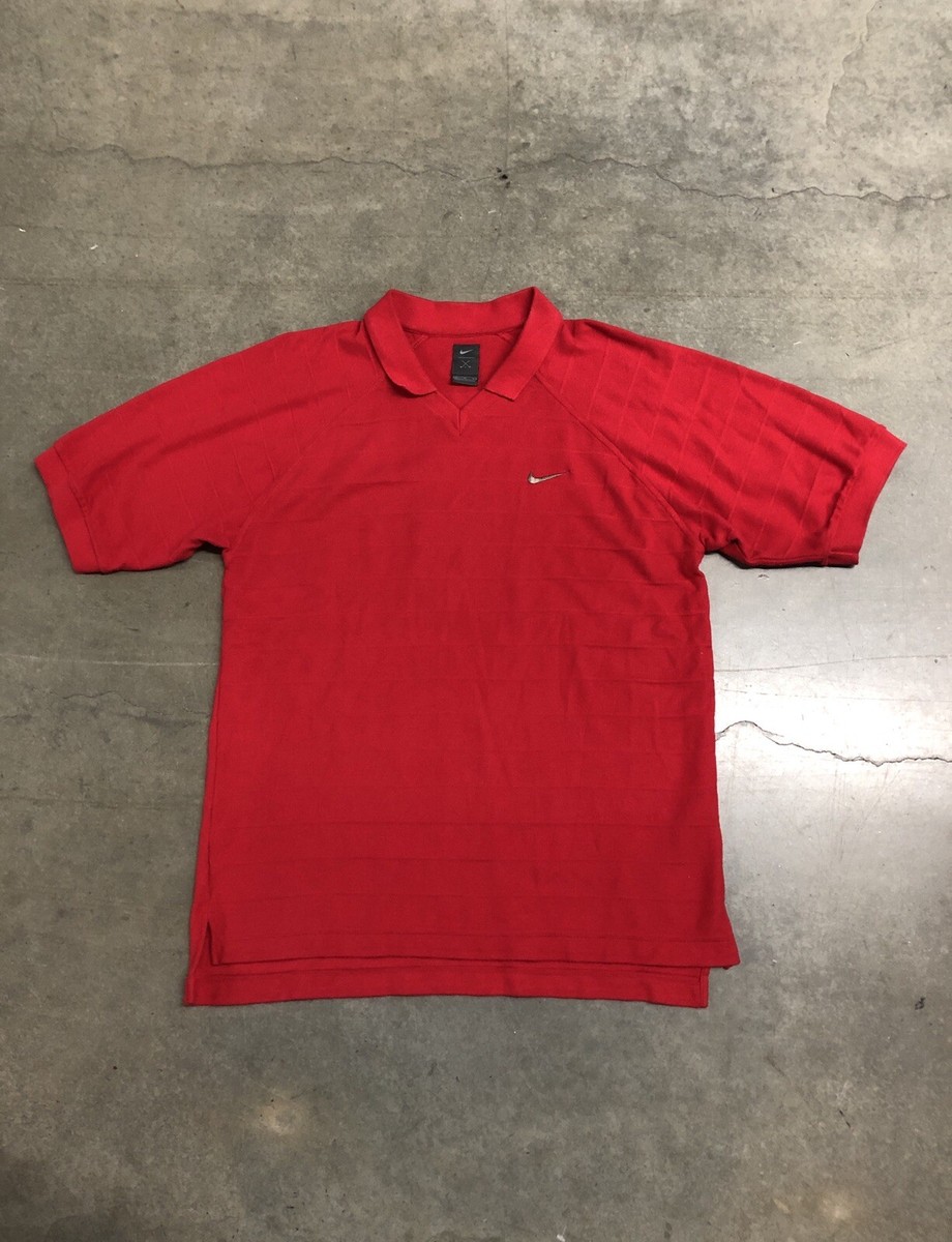 Vintage Nike Golf Tiger Woods Swoosh Logo Polo Shirt Men's