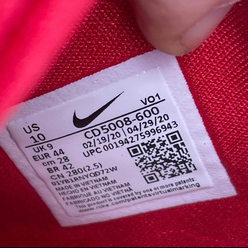 Size 10 - Nike LeBron James 17 Low x Titan Agimat Red 2020 Og Retro Men’s NBA - 第 6/6 張圖片