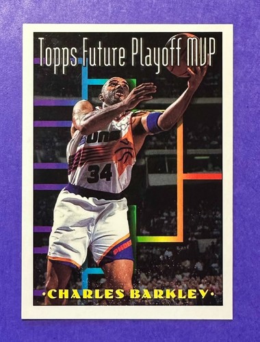 1993 Topps Future Playoff MVP Charles Barkley #373 Phoenix Suns (MVP/HOF) - Picture 3 of 4