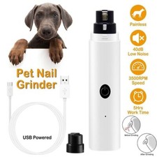 Pet Dog Grinder Trimmer Clipper Electric Nail Grooming Cat Tool File Claw Care