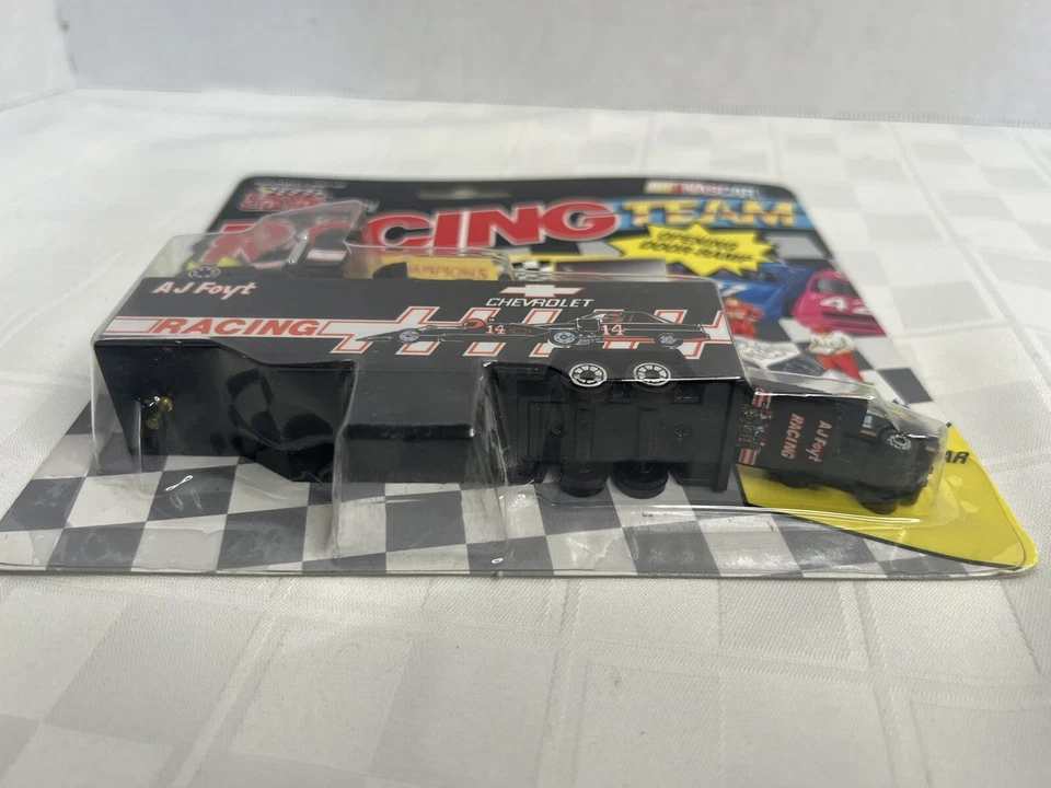 Racing Champions NASCAR A J Foyt Racing #14 Mini Team Hauler w/mini car Sealed - Image 2 of 4