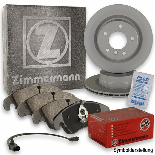 Zimmermann Bremsscheiben + Beläge Hinten Für VW T4 Transporter
