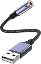 Adattatore Audio Da USB a Jack Da 3,5 Mm, Scheda Audio Esterna Adattatore