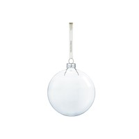 Youseexmas Glass Disc Ornaments Clear Color 8cm Sponge Pack Of 6 Flat Disc Sh... Youseexmas Glass Disc Ornaments Clear Color 8cm Sponge Pack Of 6 Flat Disc Sh...