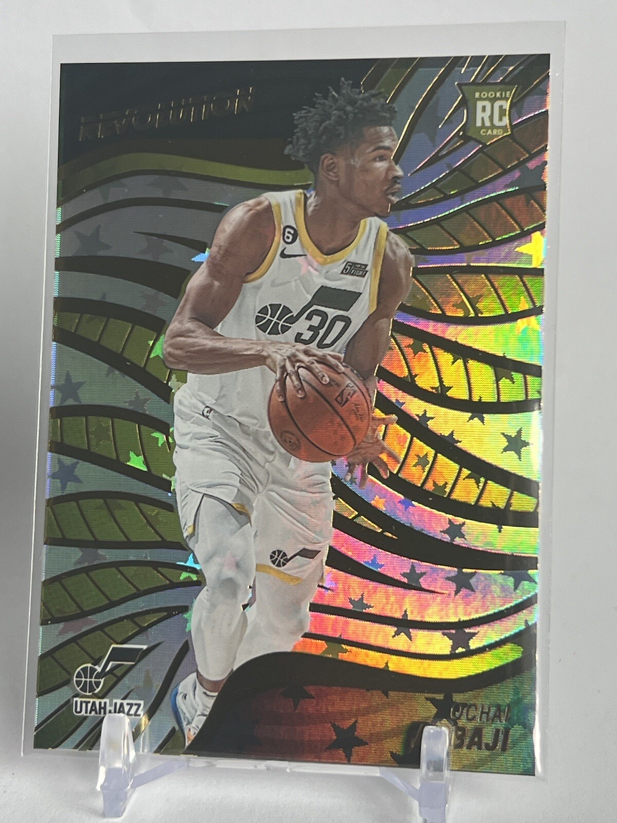 2022-23 Panini Revolution Astro #121 Ochai Agbaji RC Utah Jazz