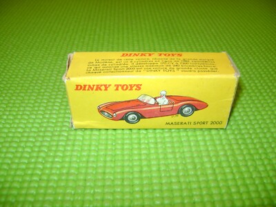 DINKY TOYS 22A MASERATI SPORT 2000 BOITE VIDE D'ORIGINE