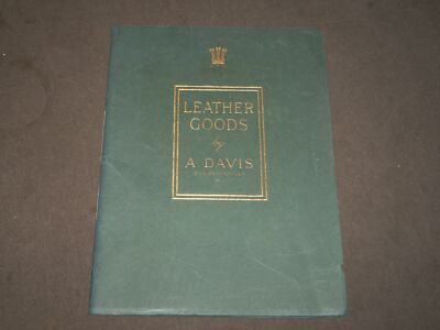 1930'S-1940'S A. DAVIS LEATHER GOODS CATALOG - PICCADAILLY - LONDON - J 3819