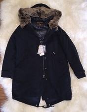Jcrew Woolrich John Rich & Bros Literary Parka Hooded M Dark Navy $795 New