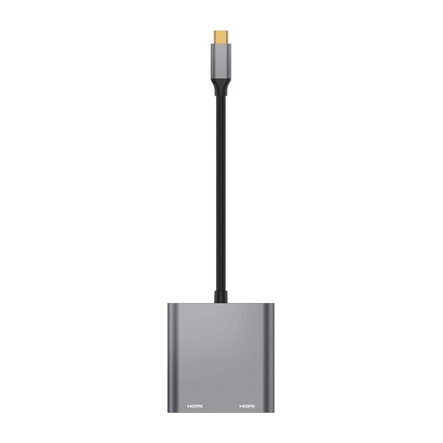 4K USB C to Dual HDMI Adapter HUB, 4 in 1 Type C to Dual HDMI Converter - Picture 2 of 15