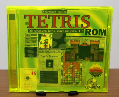 Tetris Rom - Retro PC Spiel /Tetris Spiele Shareware Version  