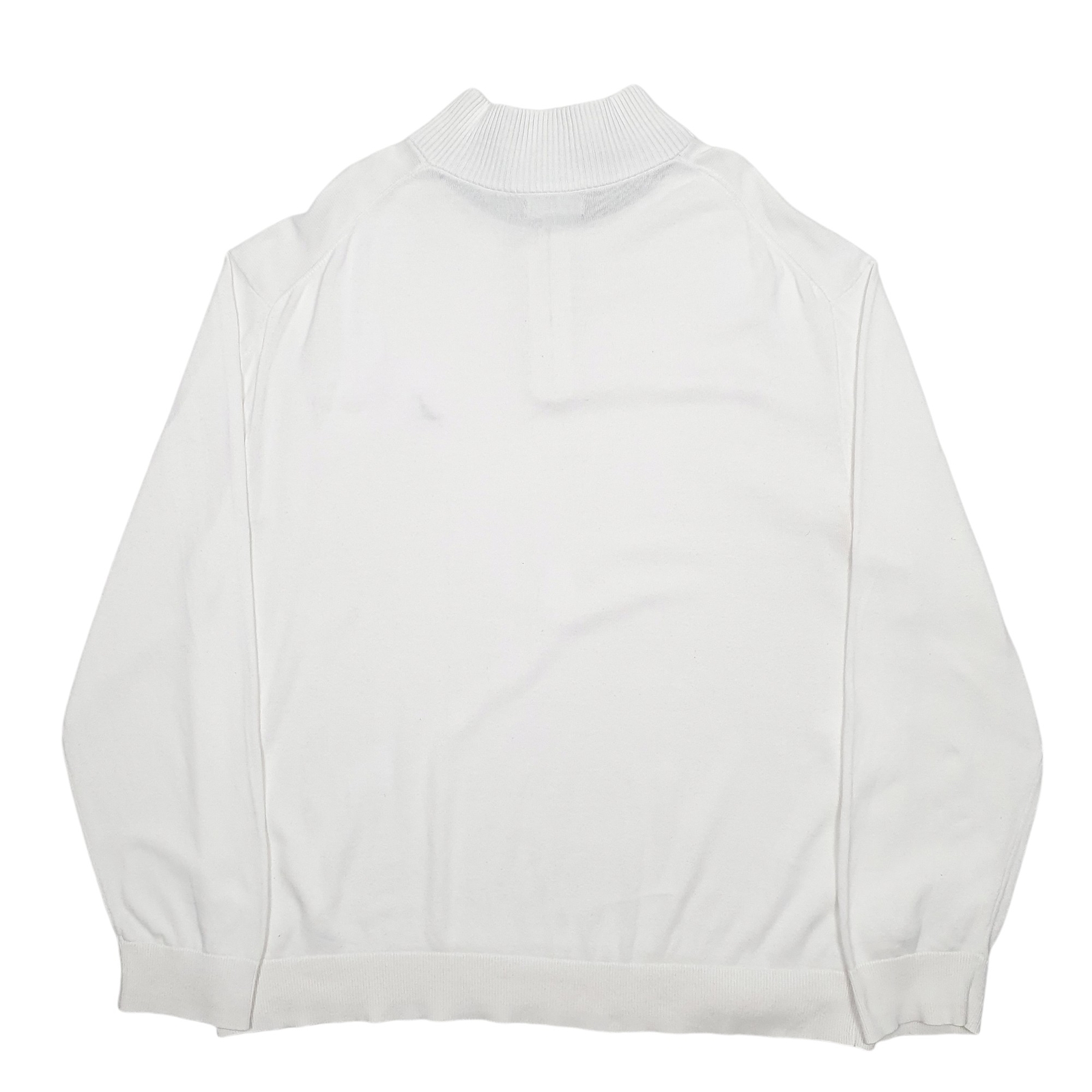 NAUTICA 1/4 Quarter Zip Cotton Jumper Sweatshirt Mens XXL image 3