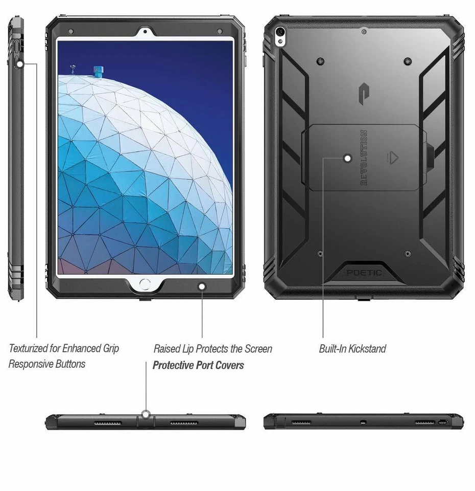 Kick-stand Case For iPad Pro 10.5/ 9.7/ 12.9 / iPad 9.7 / Air 2 / 3 / Mini 5 - Image 4 of 4