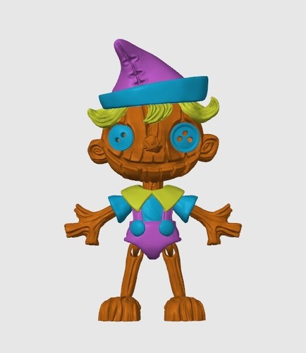 Pinocho Articulado, Flexi Regalo Halloween, Impreso en 3D - Imagen 5 de 40