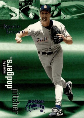 1999 SkyBox Thunder Rant Kevin Brown Los Angeles Dodgers/San Diego Padres #9