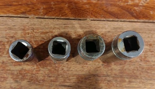 Snap On SFS Series 3/8" Drive Deep Socket Set ~ 8 Sockets & Socket Rail - Picture 6 of 7