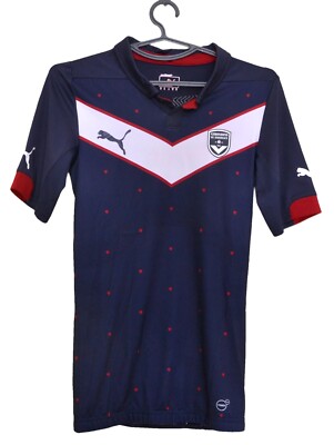 BORDEAUX FRANCE 2014/2015 HOME FOOTBALL SHIRT PUMA SIZE S ADULT PLAYER ISSUE
