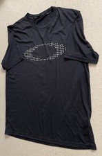 Oakley Mens Ellipse Star SS Casual Tee T-Shirt Blackout Size Large Short Sleeve