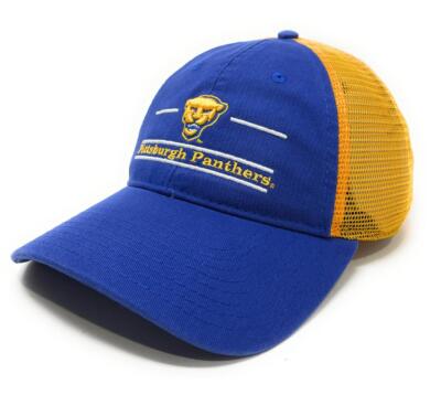 Pitt University Panthers Trucker Hat Relaxed Mesh Pittsburgh Classic Trucker Cap