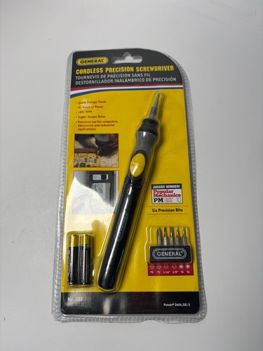 General Tools 500 On/Off Cordless Power Precision Screwdriver Popular Mechanics