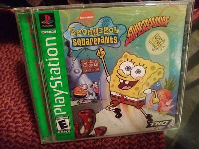 Sponge Bob Square Pants Super Sponge - Greatest Hits - PS1 PS2  Complete