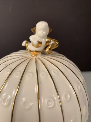 Mr Christmas Gold Label Porcelain Carillon Church Stained Glass