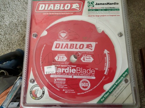NEW DIABLO Hardie Blade D0704DH 7-1/4 