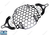 Scheinwerfer Schutz Grill Schwarz FüR Royal Enfield Himalaya 411Cc ECS