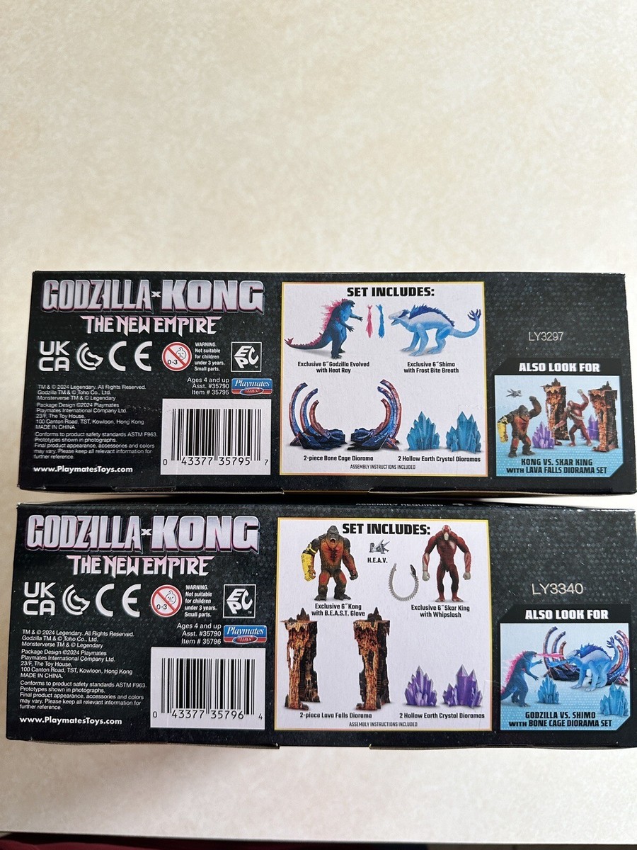 Godzilla X Kong: The New Empire 2 Pack Fig. Set Kong vs Skar