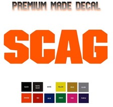 Scag Decal Sticker 5.5 7.5 11 Turf Tiger Cat Zero Turn Blade Belt Mower Seat Scag Decal Sticker 5.5 7.5 11 Turf Tiger Cat Zero Turn Blade Belt Mower Seat