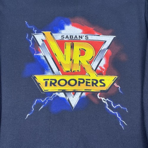 Deadstock Vintage 1994 VR Troopers Sweatshirt 90s Kids XL / Adult Small 18.5x26 - Picture 18 of 23