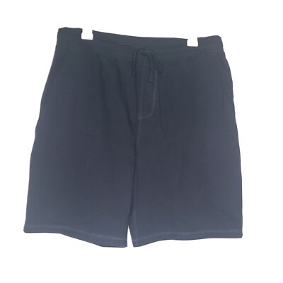 Goodthreads Men's 9  Lightweight French Terry Short Large Navy