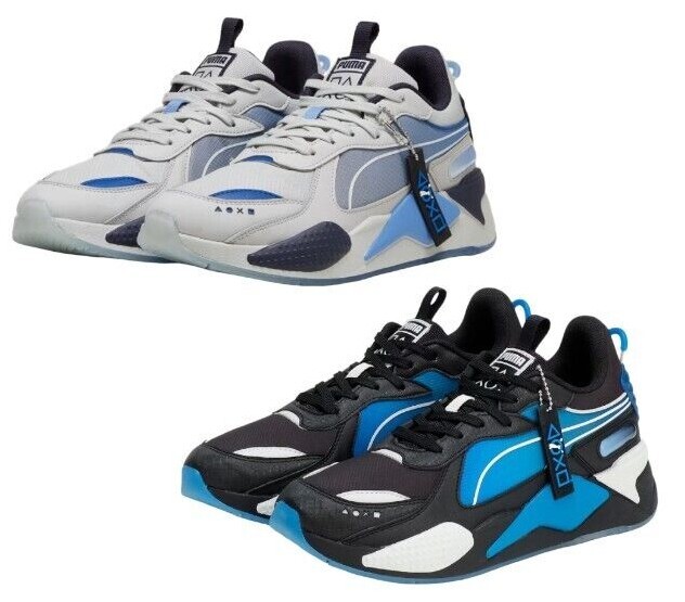 Puma RS-X PlayStation Shapes Logo Glacial Gray / Black Shoes Puma RS-X PlayStation Shapes Logo Glacial Gray / Black Shoes