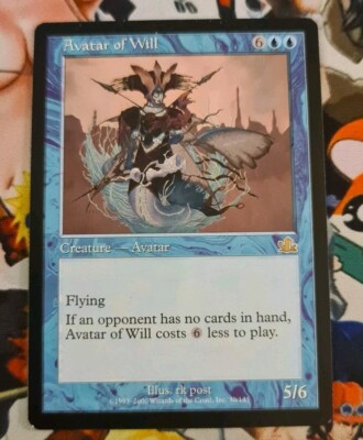 MTG Avatar Of Will  Eng Nm Card Magic the Gathering Prophecy  2000 OG Card