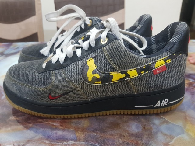 air force 1 low camo denim remix
