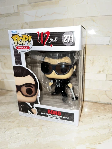 New Funko POP! Rocks: U2 Zoo TV #271 "Bono" Vinyl Figure