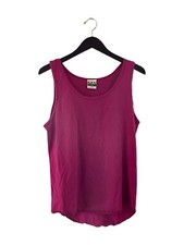 vintage basic cotton tank top shirt mens size small made in USA GUC 90s