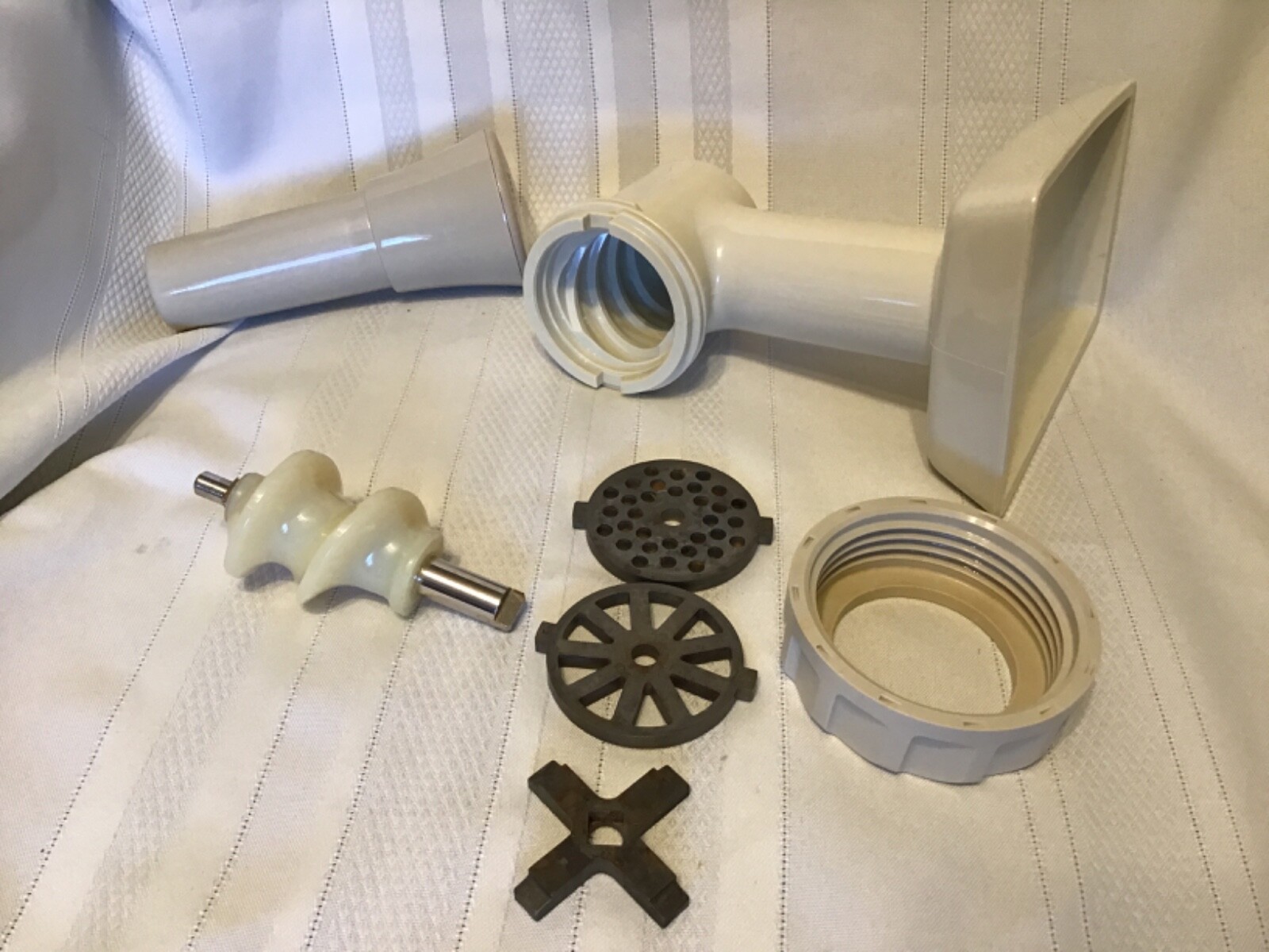 Vintage Oster Meat Grinder Attachment for Regency Kitchen Center cream