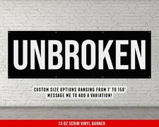 Motivational Gym Banner - Large Quote Wall Art