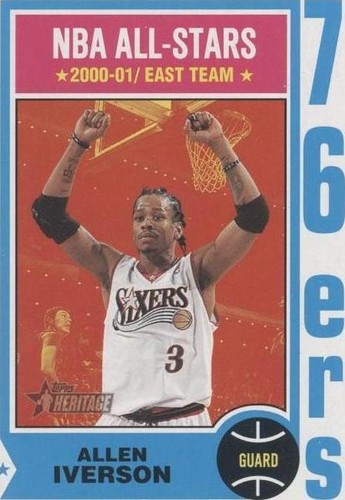 2005 Bowman Gold #100 Allen Iverson 050-C | eBay