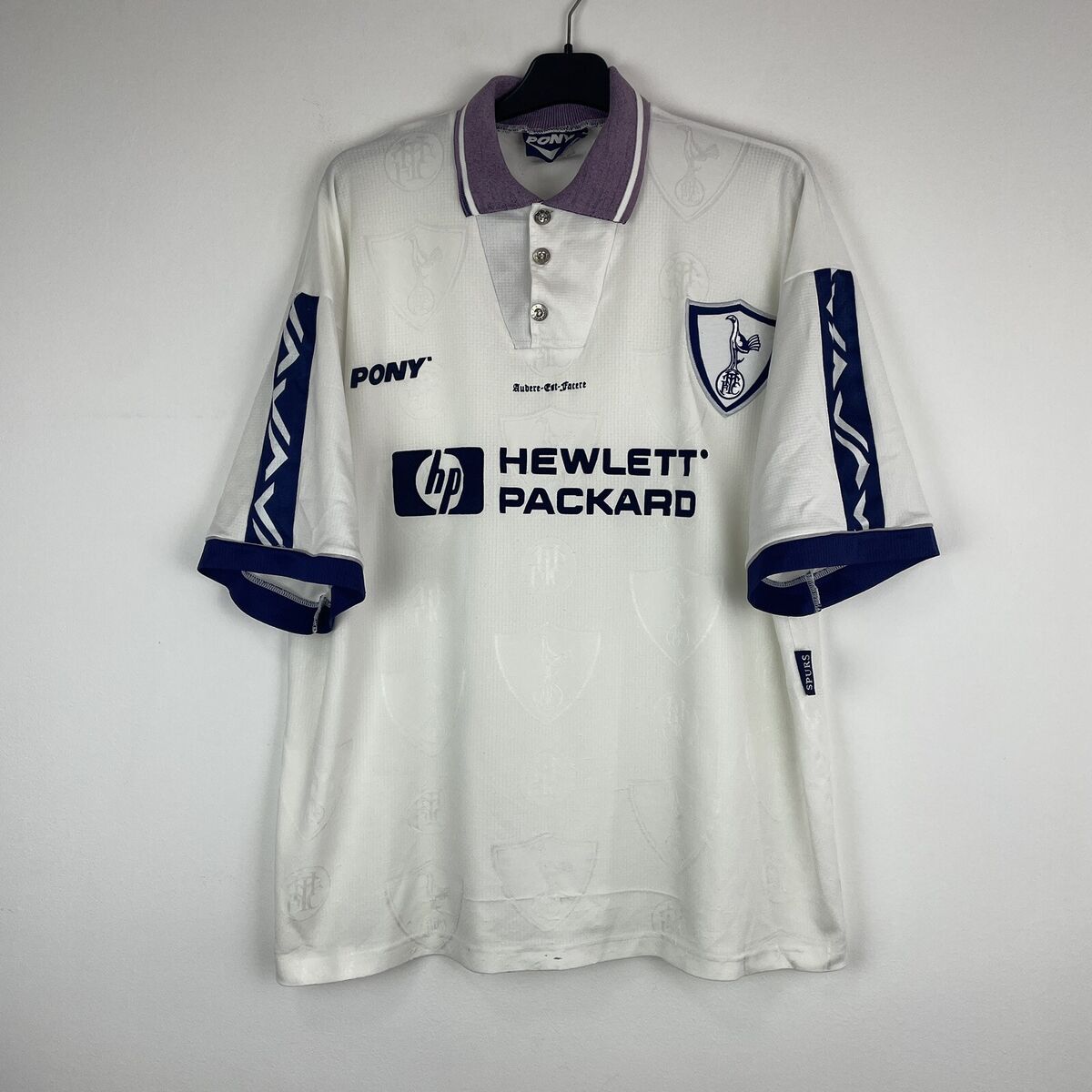 Tottenham Hotspur 1995-1997 Vintage Home Football Shirt Pony Tottenham Hotspur 1995-1997 Vintage Home Football Shirt Pony