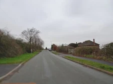 Photo 6x4 Misty Springhill Lane Lower Penn The view in Spring Hill, Staff c2021