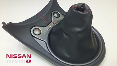 NISMO OEM GENUINE CONSOLE SHIFTER BEZEL PANEL SWITCH & BOOT FOR