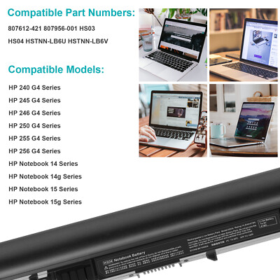Batteria Per HP 250 G4, 245 G4 - 14.8V 2500mAh, HSTNN-LB6V - Foto 4