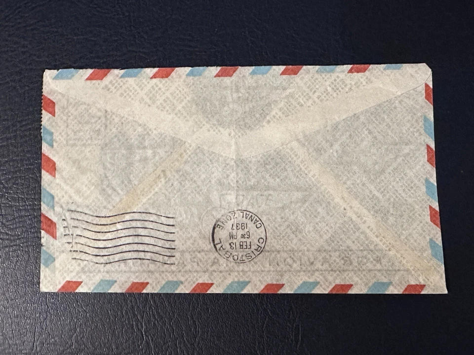 Cubierta ECUADOR 1937 AERO sobreimpresión correo aéreo de Quito Foto 2 de 2