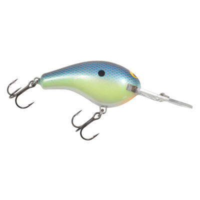 Bagley Diving Balsa B1 - Blue Chartreuse Shad - 5/16 oz - 1 3/4