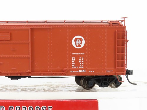 HO Scale Red Caboose RR-37201-1 PRR Pennsylvania Single Door Box Car #504402 - Picture 3 of 12