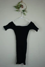 Mid Sleeve Mini Bodycon Stretchy Dress